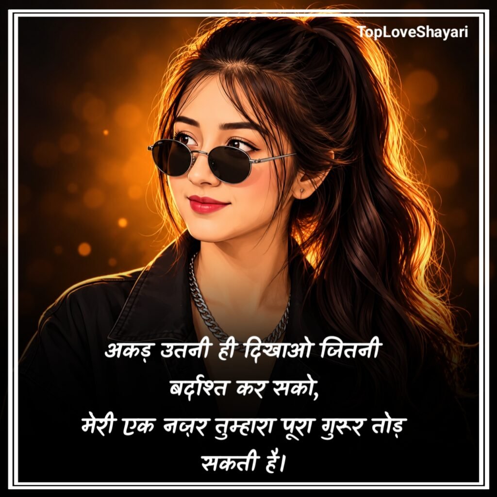 Girl Attitude Shayari