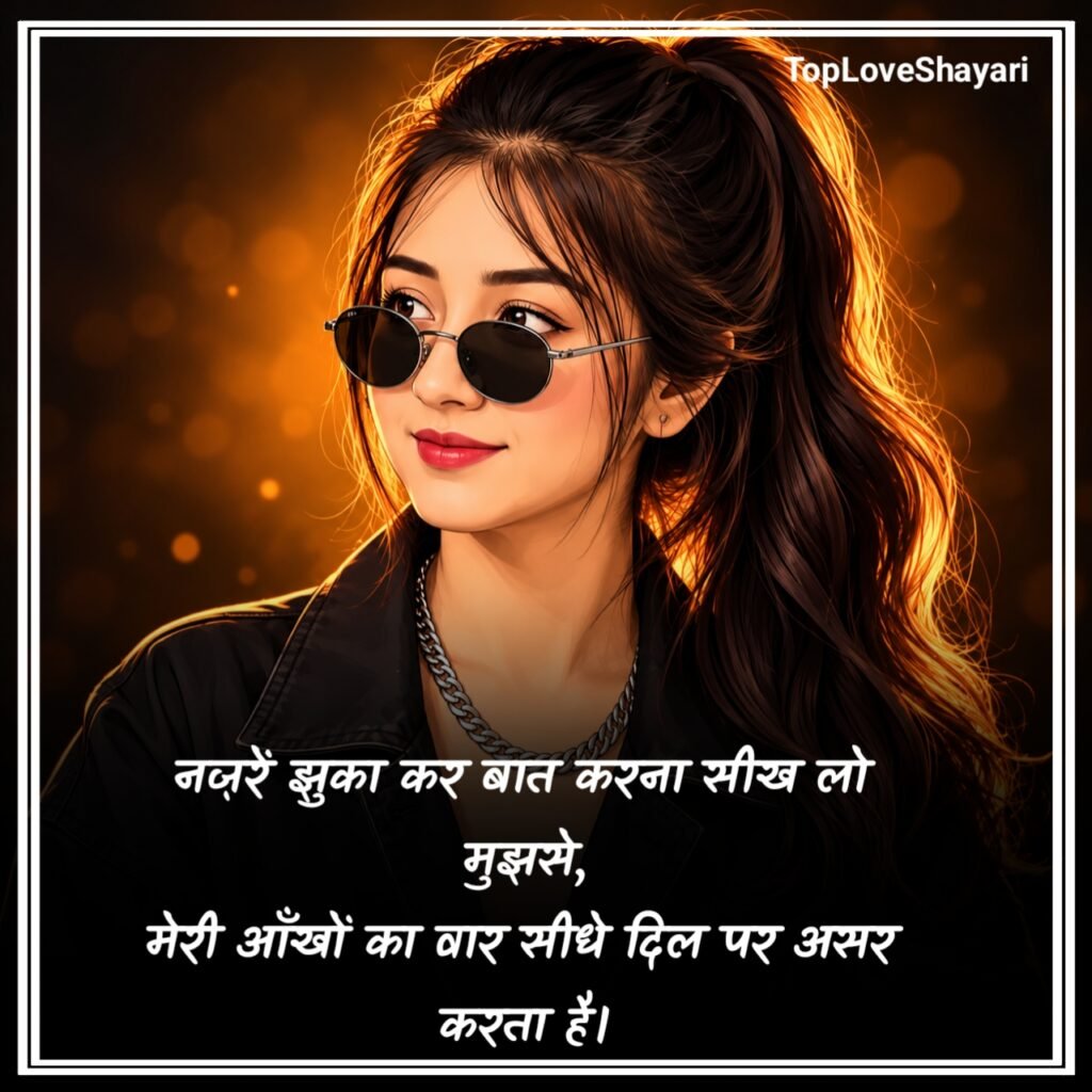 Killer Attitude Shayari For Girls