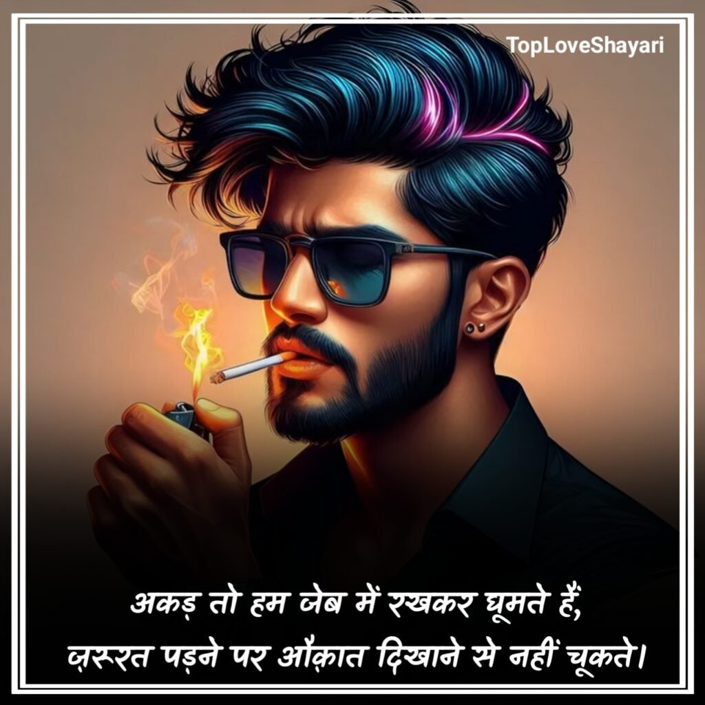 Attitude Badmashi Shayari