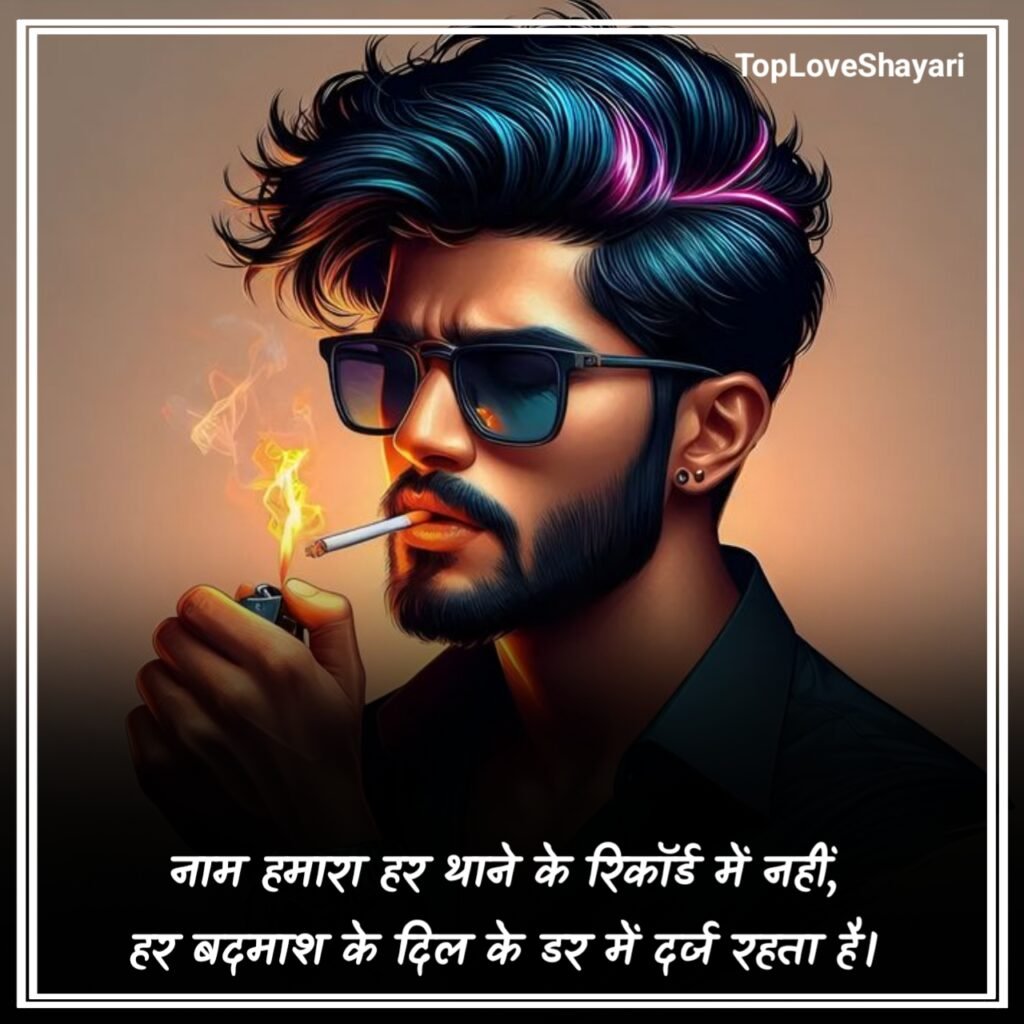 बदमाशी शायरी हिंदी