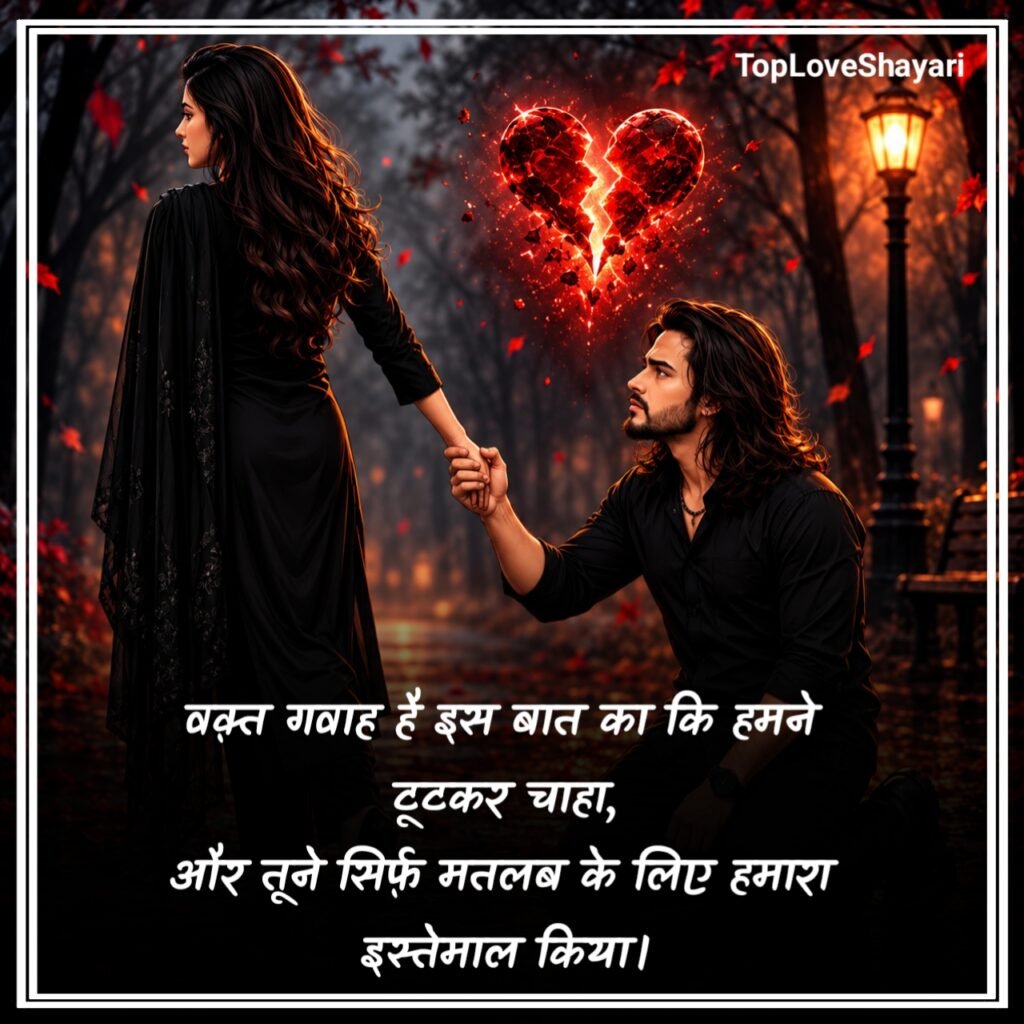 Bewafa Shayari in Hindi 2 Line