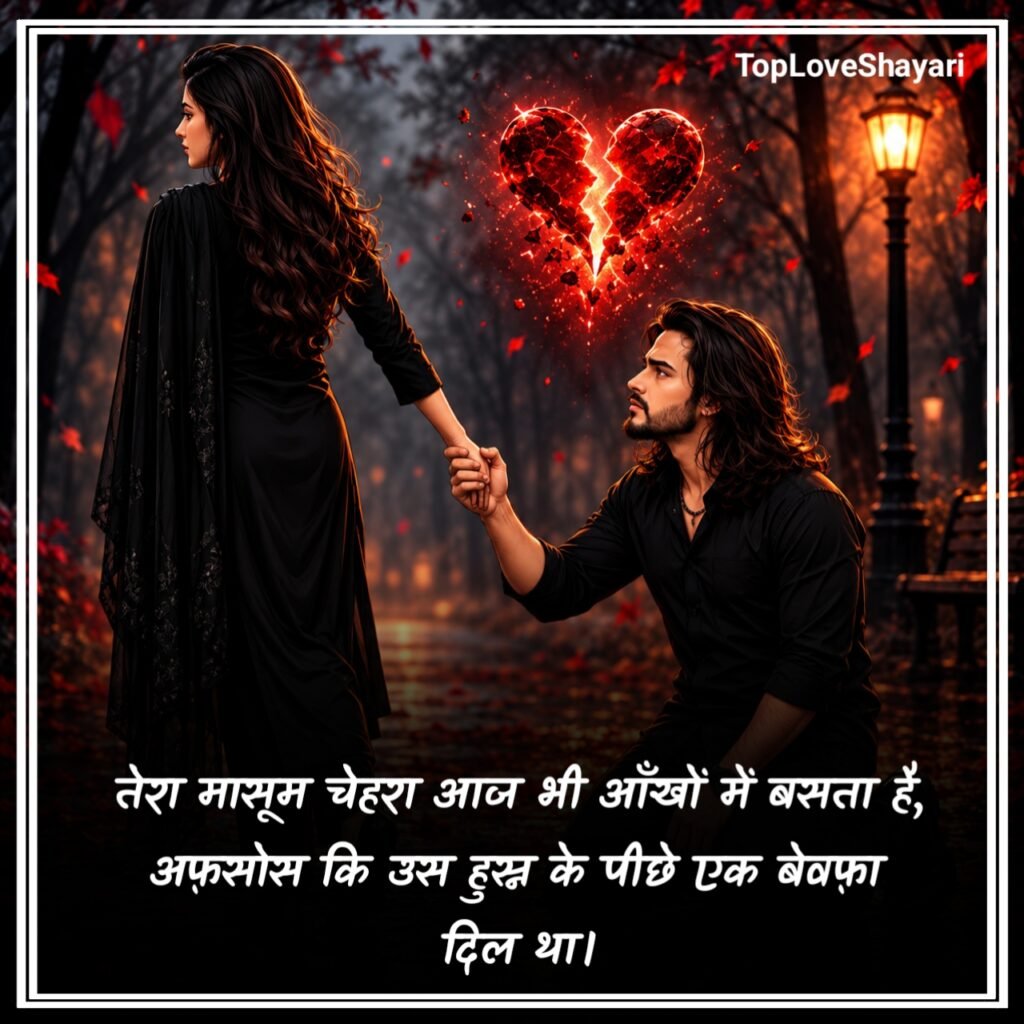 खूबसूरत बेवफा शायरी