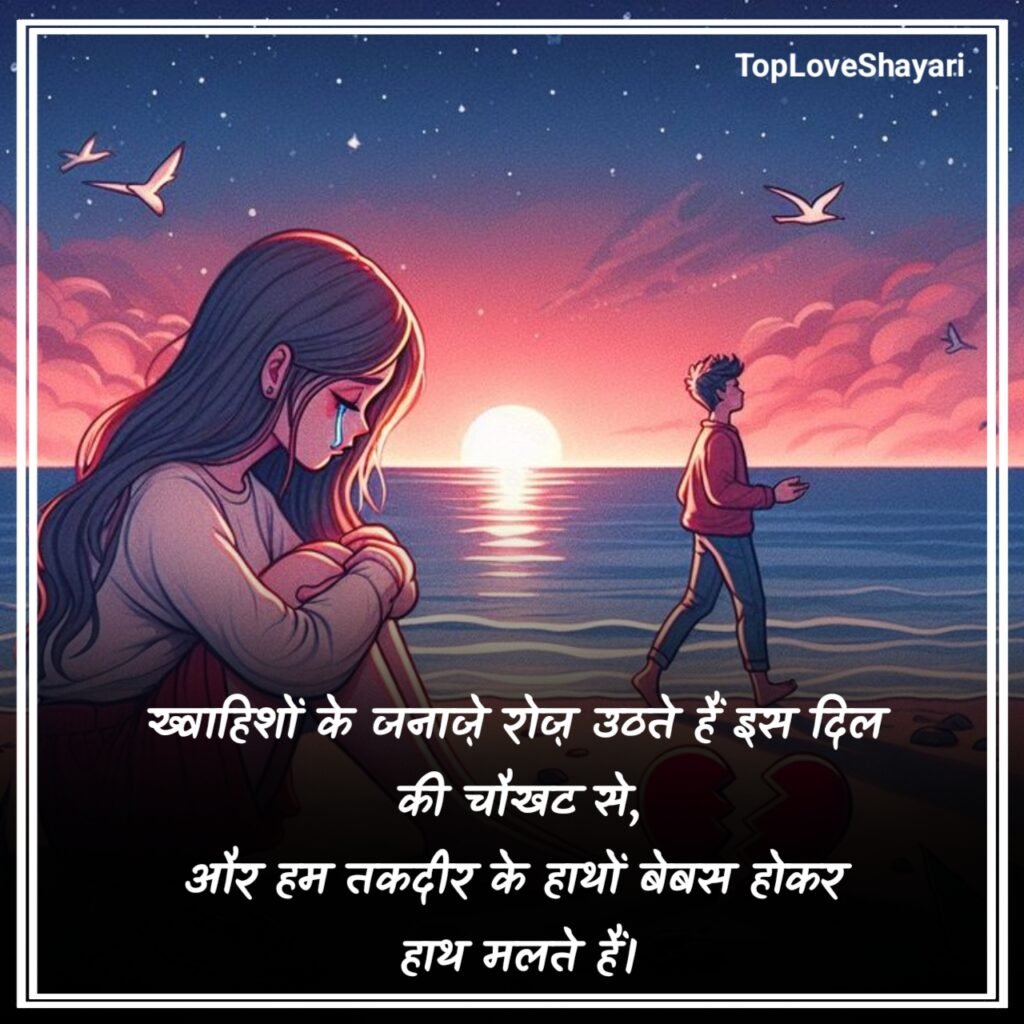 जिंदगी की दर्द भरी शायरी
