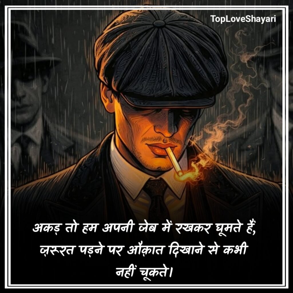 Attitude Gangster Shayari